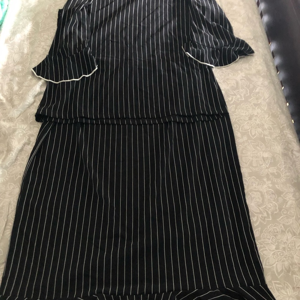 Dress shirt and skirt